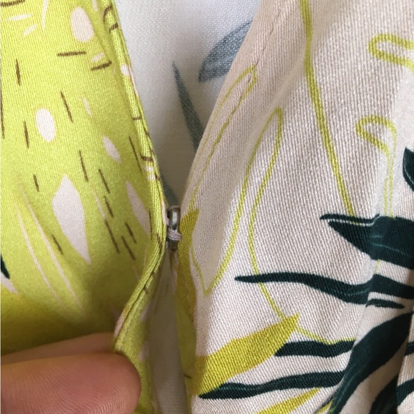 Bohme Floral Shauna Adjustable Short Sleeve Wrap Dress in Apricot - Picture 6 of 11